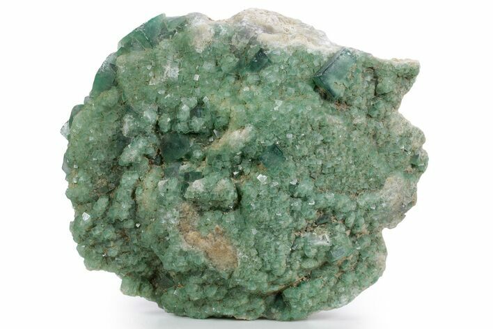 Green Fluorescent Cubic Fluorite Crystals - Madagascar #361322
